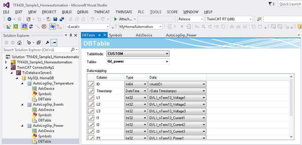 Examples Step 12: Logging can now be started and monitored with the AutoLog Viewer [} 46]. Download: http://infosys.beckhoff.com/content/1033/tf6420_tc3_database_server/resources/ zip/3495185419.