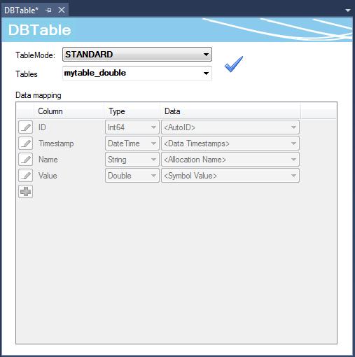 Configuration IndexOffset Index offset in the TwinCAT system Configuring a table The table in a database can be based on a standard table structure or on an individual structure.