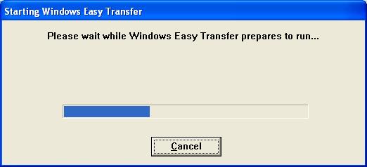 Plug the USB Flash Drive to the old computer (Windows XP or Vista) and run the Windows Easy Transfer (WET) shortcut program, or you can click Install Windows Easy Transfer onto your old PC if