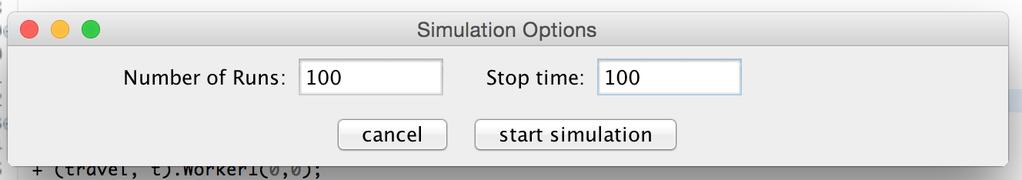 Figure 8: Simulation options Once the simulation is finished, you can click the plot command under