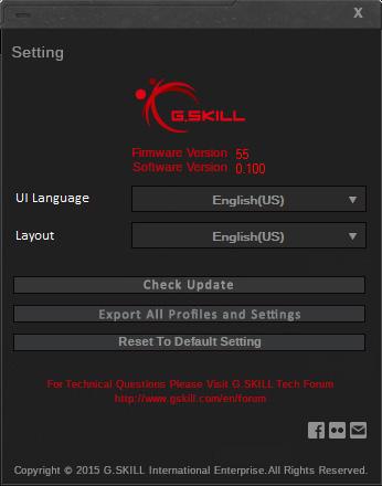 Additional Settings UI Language Click to open a drop-down list for all supported display language. Software restart is required.