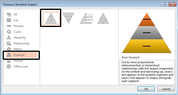 PowerPoint 2013 Advanced Page 36 Click on the OK button and your slide