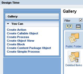 Create a Content Package Object in Guided Procedures Design Time 1.