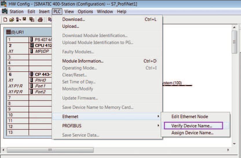 After successfully assigning the name, exit the menu by clicking Close (3) Verifying Assignments The