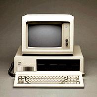 1981: IBM PC IBM 5150 PC Personal Computer 4.77-MHz Intel 8088 CPU 64KB RAM 40KB ROM one 5.25-inch floppy drive (160KB capacity) PC-DOS 1.