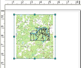 t want to place over the spatial data. Create your map similar to the figure below, with a title, name, legend, north arrow, and scale.