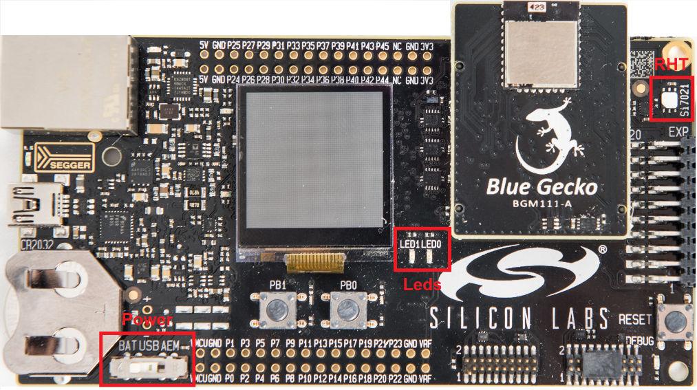 Preparing the Blue Gecko Bluetooth Smart Module Wireless Starter Kit 1. Preparing the Blue Gecko Bluetooth Smart Module Wireless Starter Kit 1.