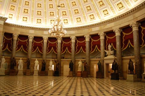 OpenStax-CNX module: m49438 Figure 1: The National Statuary Hall in Washington, D.C. (credit: Greg Palmer, Flickr) Can you imagine standing at one end of a large room and still being able to hear a whisper from a person standing at the other end?