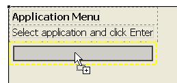 Position the mouse in the Design view, as shown below, and click to drop. 58. The Insert Host Component wizard is launched.