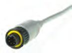 20 m lengths 6-pole threaded connector, water proof Plug/play