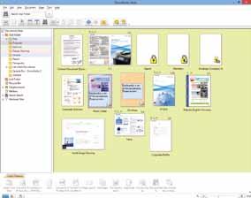 Outside the office Your cloud-based documents go wherever your business takes you D Features of DocuWorks Desk V Features of DocuWorks Viewer Seamless coordination with the cloud D By linking