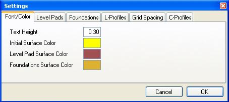 6 Tools >> 6.1 Customizing Default Output Parameters 34. Font/Color Tab: a) Text Height: System by default sets this as 0.