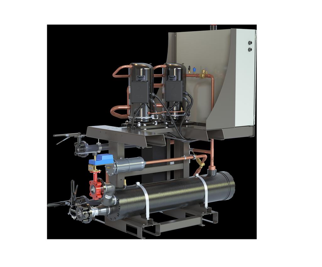 Increased Energy Efficiency Tandem Scroll Compressors with Staging Capability are managed by proprietary algorithms.