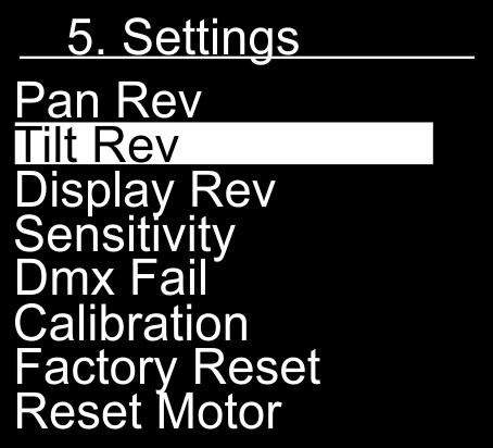 05) The device will now run the chosen built-in program. 5. Settings With this menu you can set the Shark s settings. 01) In main menu, press the UP/DOWN buttons until the display shows SETTINGS.