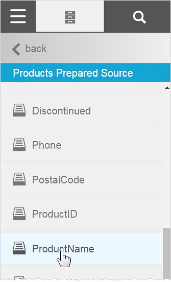 Click the Prepared Source, then scroll down to click ProductName. Now the chart is more informative.