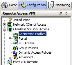 3. In the left pane, click the Remote Access