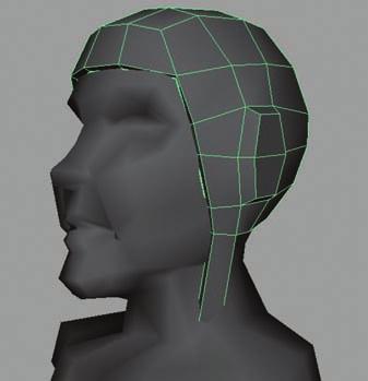 Maya for Games Mesh Extract the cap surface.