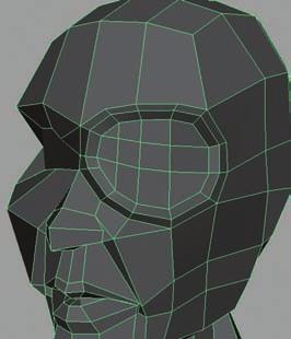 The Pilot Bust: Low-Poly Head Modeling I apply a smooth to the cap to check the shape and any edge loop issue I may have missed.