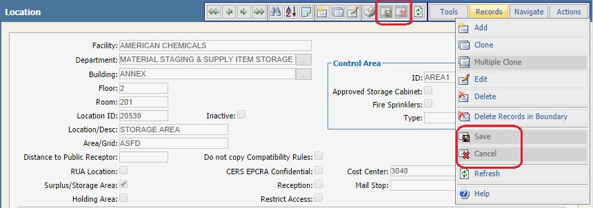 Section Four: Working with Records In EMS there is a uniform user interface for all records, regardless of which module you are working in.