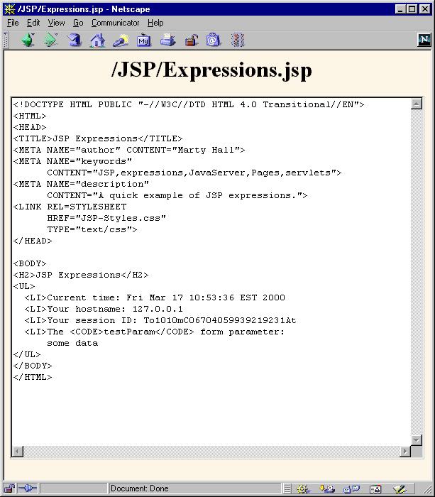 processing & stores results in beans Beans stored in HttpServletRequest, HttpSession, or ServletContext Servlet forwards to JSP page via forward