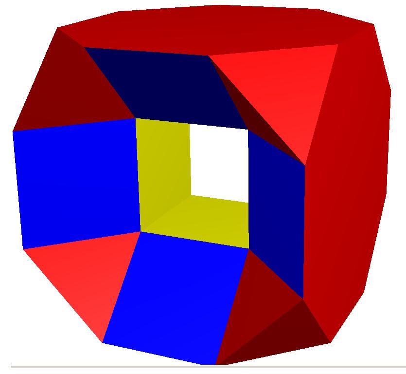 the interior of the polyhedron must be