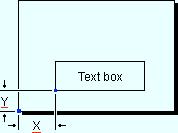 When justification or proportional spacing has been selected, you cannot enter anything on the [Text] tab for [Height] or [Character Spacing].