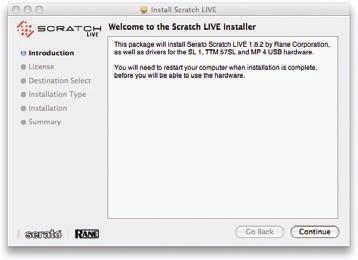 Installing Scratch Live Check for the latest download version of Scratch Live software at Scratchlive.net. If it is newer than what is on your CD-ROM, we recommend installing it instead.