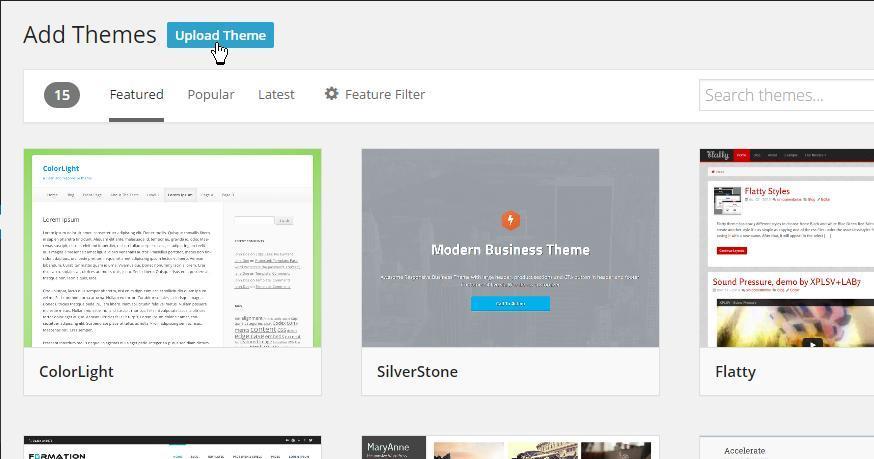 themes will display. 24. Click the Add New button, the Add Themes window will display. 25.