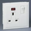 The outlet can be mounted either horizontally or vertically in single box CYB-S40 or