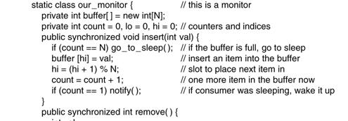 Java (part 2) From Tanenbaum s Modern Operating