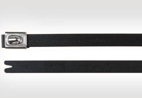 1.3 Cable Ties, Stainless Steel Cable Ties with Ball-Lock and Coating MBT-FC-Series, Stainless Steel 316 The MBT range of stainless steel cable ties can be used in the most arduous of conditions or