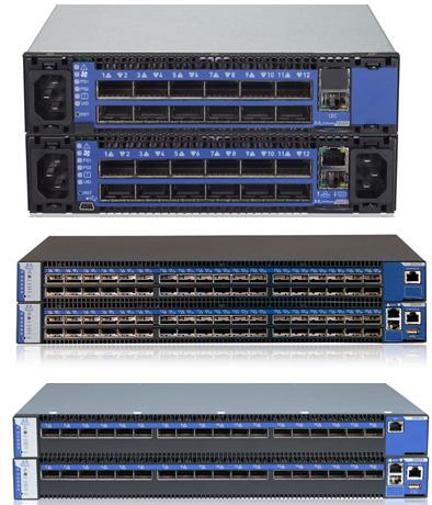 Figure 1: InfiniBand Systems Family Front Side View 1.2 Speed and Switching Table 3 describes maximum throughput and interface speed per system model.