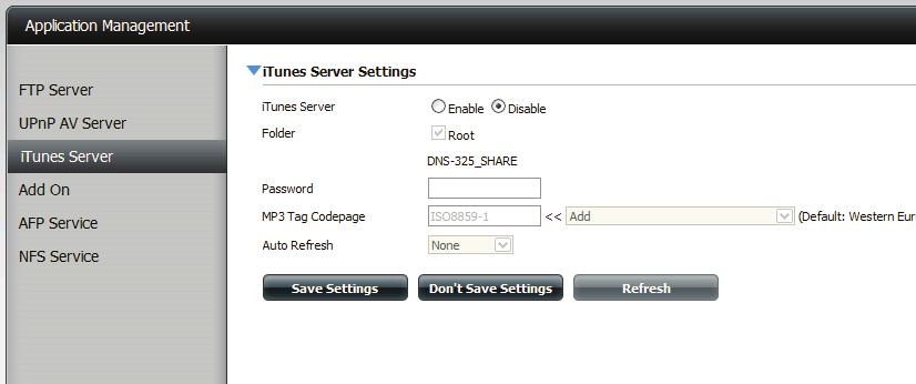 Application Management - itunes Server The ShareCenter features an itunes Server. This server provides the ability to share music and videos to computers on the local network running itunes.
