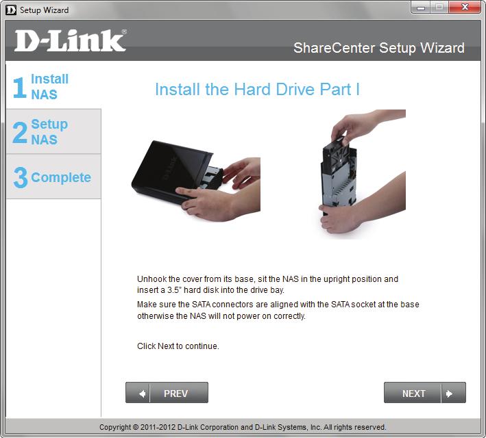 ShareCenter Setup Wizard - Installing the Hard Drive This step above shows you how to