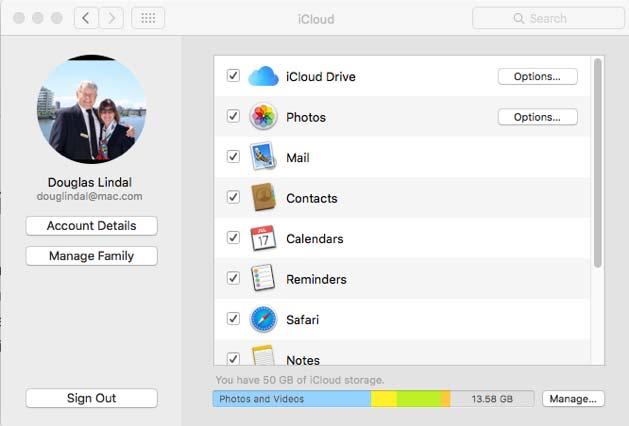 To turn on icloud Chose System