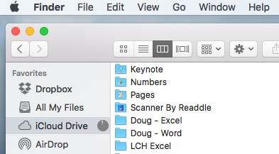 How do I access my files in icloud Drive? On your Mac go to icloud Drive in Finder.
