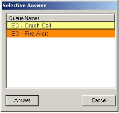 ! Priority Call Notification (PCN) When a priority call is presented to the switchboard the following appears: If two priority calls arrive at the same time the Selective Call window displays