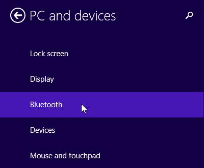 4.2. Set up device pairing with built-in Bluetooth adapter Note: This procedure only applies to Windows 8 and later. Windows 7 does not support devices using Bluetooth 4.