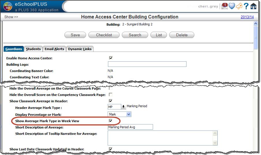 Home Access Center Features The following features have been added for the Home Access Center (HAC) package: Improved Course Averages and Assignment Scores on Week View Page Improved Scores in