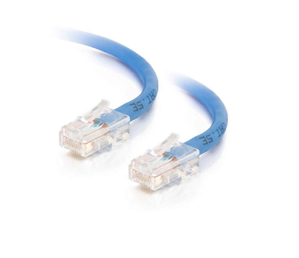 Cat5e 350MHz Assembled Patch Cables 83080 High performance networking cables that distributes data, voice and video Perfect for your home office or a large installation project, Enhanced Cat5e 350MHz