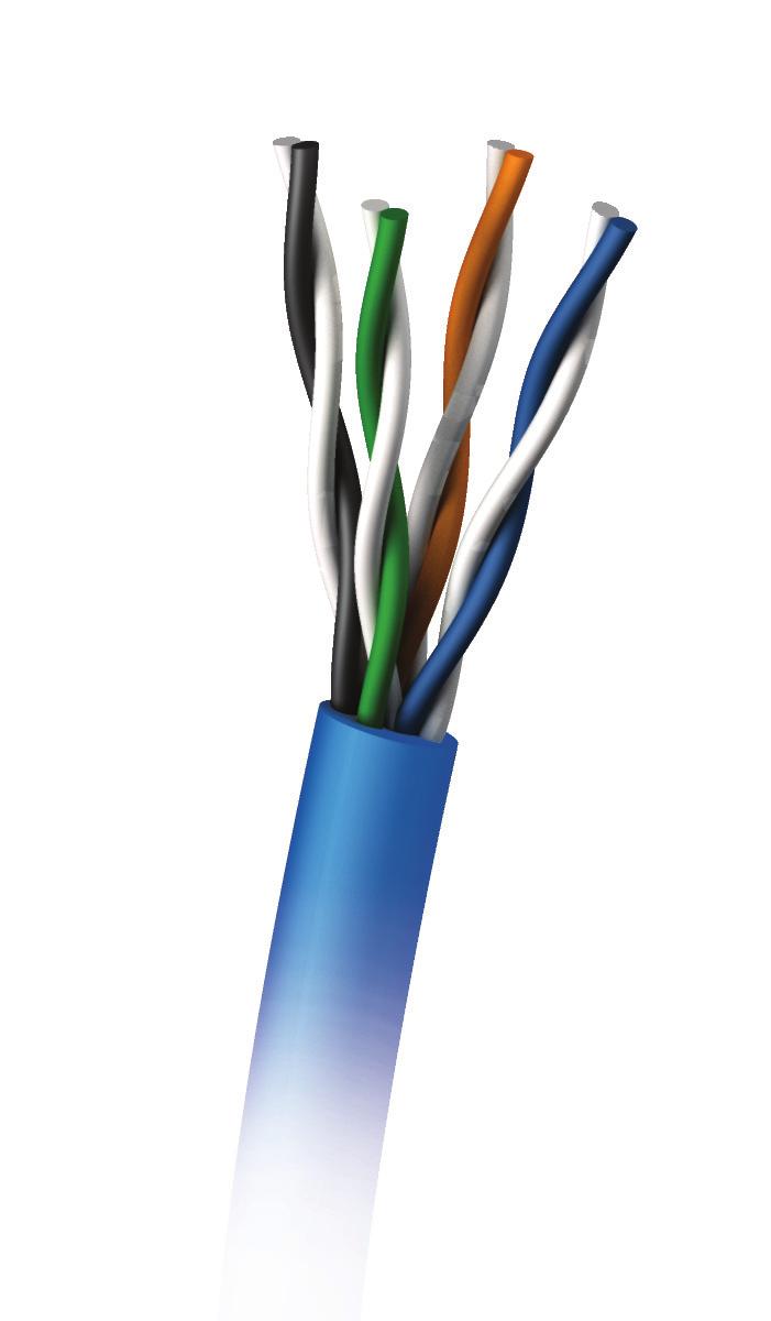 Cat6 Bulk 550MHz Solid PVC Cables 88066 Cat6 550MHz bulk cable is ideal for Gigabit Ethernet, broadband, audio/video and security network installations Cat6 550MHz bulk cable is ideal for Gigabit