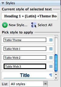 For example, you may want all elements formatted as Heading 1 to be Verdana, sized 14, centered, and bold.