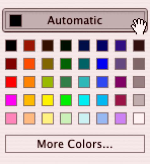 2.2.4 To Change the Color of Your Font 1. Click on Format located on your toolbar.