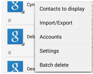 Click on Delete Contact and scroll to select which contact(s) you wish to delete.