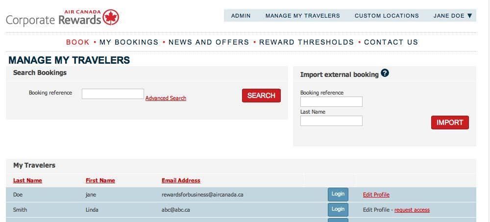 13] to see how to assign the role of Travel Arranger. >Click > on the Login link located next to the name of the employee for whom travel needs to be arranged > > Start booking. Refer to [P.