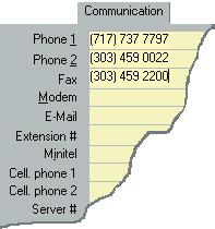 The Phonebook window appears, allowing you to add, modify, and delete Phonebook records: From left to right, the first three buttons allow you to: Create a new Phonebook Open a Phonebook Import