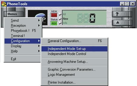 Independent Mode HOW DOES IT WORK? Warning This section is designed for users with a modem able to operate in independent mode.