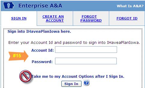 14) Once you have created your account, you will see the screen to your right.