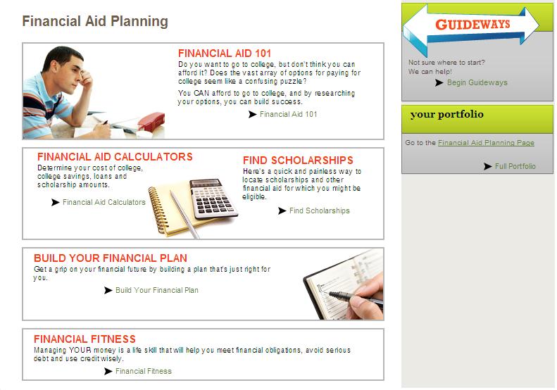 29) The College Planning link is a great place to check