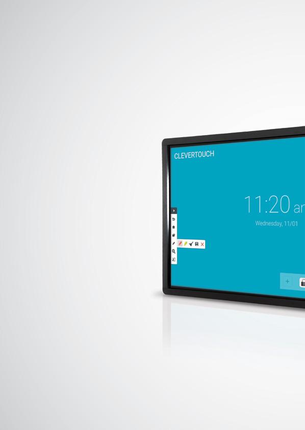 Plus Series 55" / 65" / 70" / 75" / 86" Clevertouch have combined superior connectivity, innovative software, and a simple user interface